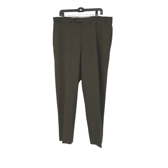 Brooks Brothers Other - Brooks Brothers 346 Men Wool Dress Pants Size 38x30 Brown Flat Front Classic Fit